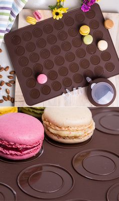 silicone macaroon baking sheet