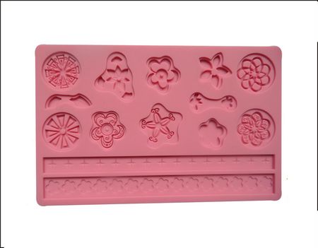 silicone fondant and gum paste mould