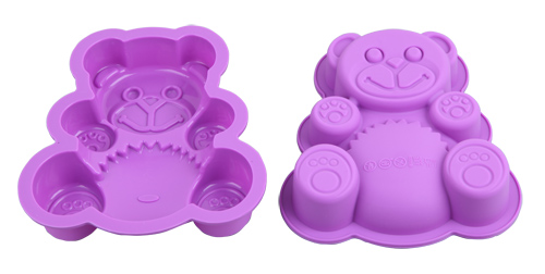 Silicone bear cake cup