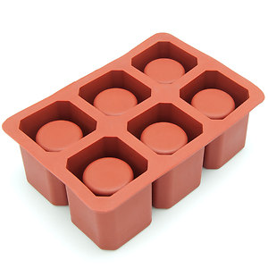 Silicone ice glass