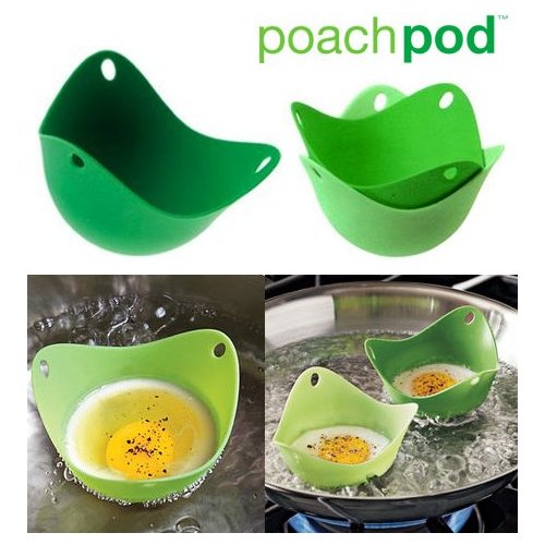 Silicone egg poacher