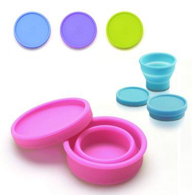 silicone potable cup