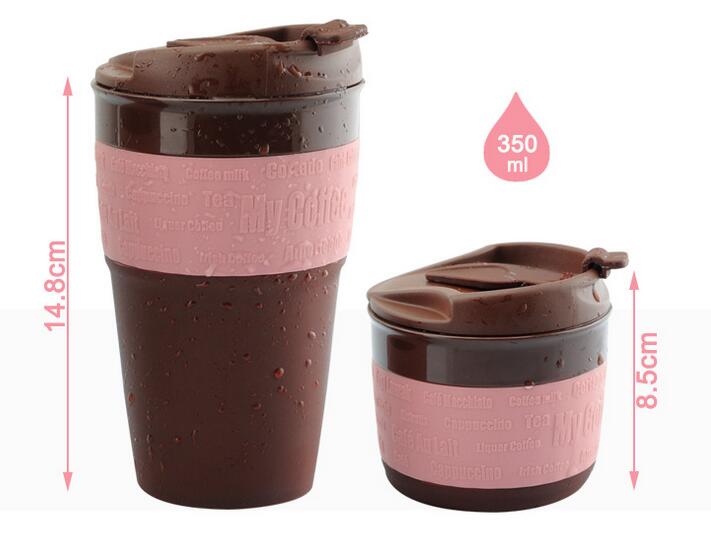 Foldable silicone coffee mug