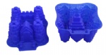 Silicone castle cake mold