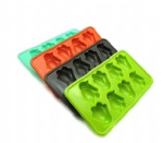 Silicone penguin ice mold